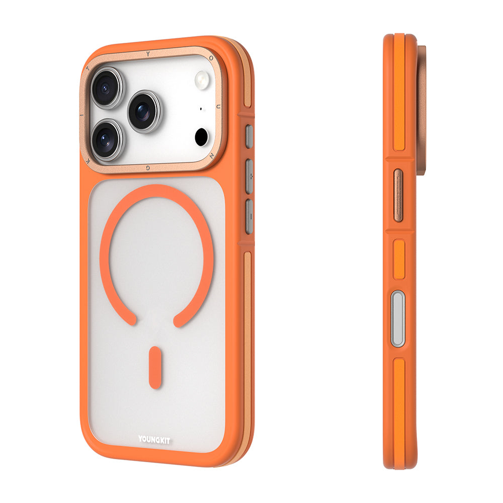 Youngkit Rock Sand Serisi iPhone 17 Pro M-safe Telefon Kılıfı Youngkit Rock Sand Serisi iPhone 17 Pro M-safe Telefon Kılıfı